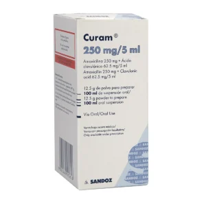 CURAM 250 MG/5 ML SUSP ORAL - FCO x 100 ML