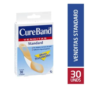 CUREBAND VENDITAS TRANSLUCIDAS - CAJA x 30 UND