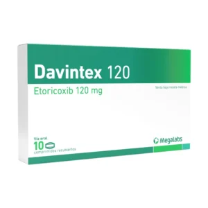 DAVINTEX 120 MG - CAJA x 10 COMP REC.