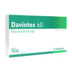DAVINTEX 60 MG - CAJA x 10 COMP REC.
