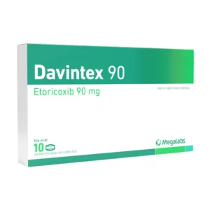 DAVINTEX 90 MG - CAJA x 10 COMP REC.