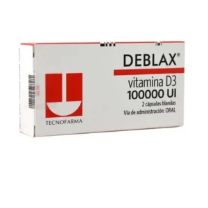DEBLAX 100000 UI - CAJA x 2 CAPSULA BLANDA
