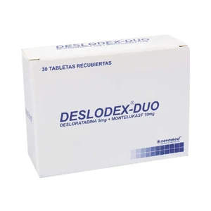 DESLODEX - DUO 5 MG/10 MG - CAJA x 30 TAB REC.
