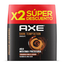 DESOD. AXE DARK TEMPTATION AEROSOL CORPORAL - FCO x 152 ML - PREPACK x 2 - OFER