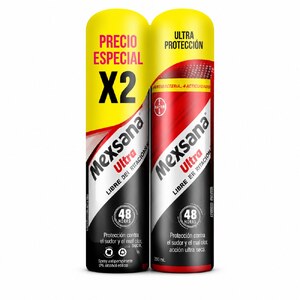 DESOD. MEXSANA ANTIBAC. ULTRA SIN TRICLOSAN - PACK x 2 SPRAY x 260 ML - OF