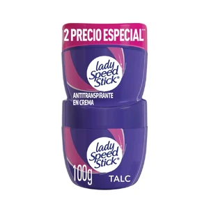 DESODORANTE LADY SPEED STICK CREMA TALC x 100GR - PAGUE 1 LLEVE 2 - OFERTA