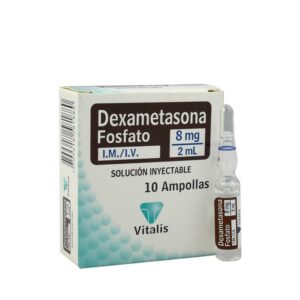 DEXAMETASONA 8MG/2ML CX10 AMP (VITALIS) - VITALIS