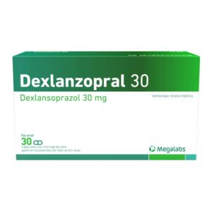 DEXLANZOPRAL 30 MG - CAJA x 30 CAP