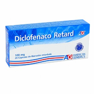 DICLOFENACO RETARD 100 MG - CAJA x 20 CAPS LIB.RETARD.