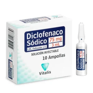 DICLOFENACO 75MG/3ML CX10 AMP (VITALIS) - VITALIS