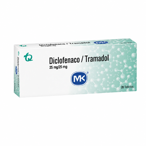 DICLOFENACO/TRAMADOL 25 MG/25 MG - CAJA x 20 TAB