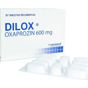 DILOX 600 MG - CAJA x 30 TAB RECU
