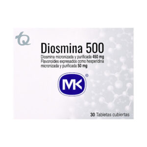 DIOSMINA 450 MG + HISPERIDINA 50 MG - CAJA x 30 TAB