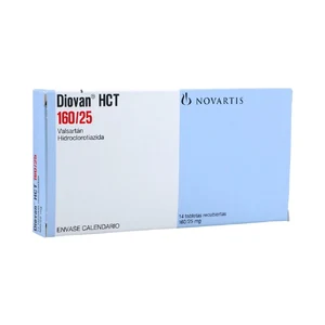 DIOVAN HCT 160 MG/25 MG - CAJA x 14 TAB