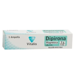 DIPIRONA MAGNESICA 2 GR/5 ML SLN INY - CAJA x 1 AMP