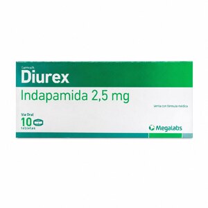 DIUREX 2.5 MG - CAJA x 10 TAB RECU