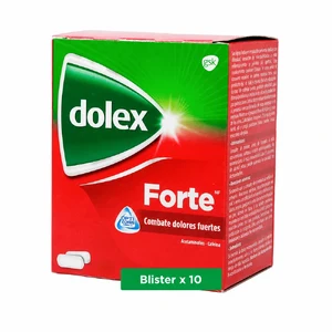 DOLEX FORTE NF 500 MG/65 MG - CAJA x 10 TAB REC