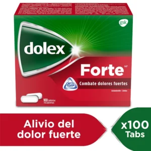 DOLEX FORTE NF 500 MG/65 MG  - CAJA x 100 TAB REC