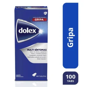 DOLEX GRIPA 500 MG - CAJA x 100 TAB