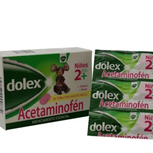 DOLEX PEDIATRICO - CAJA x 20 TAB MASTIC.