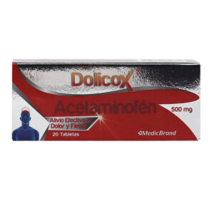 DOLICOX ACETAMINOFEN 500 MG X 20 TABL