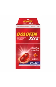 DOLOFEN XTRA UNIGEL - CAJA x 60 CAP BLANDA DE GELATINA