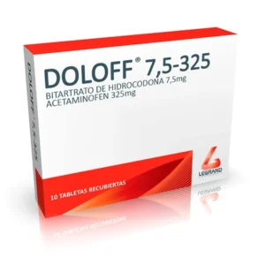 DOLOFF 325 MG/7,5 MG - CAJA x 10 TAB