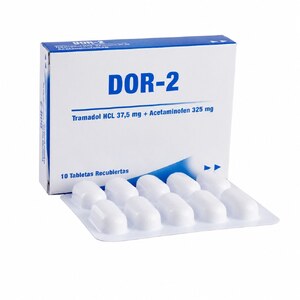 DOR-2 325 MG/37.5 MG - CAJA x 10 TAB REC.