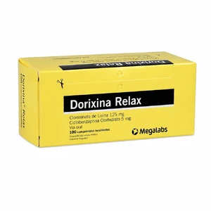 DORIXINA RELAX 125 MG /5 MG - CAJA x 100 TAB