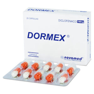 DORMEX DICLOFENACO 100 MG X 20 CAP
