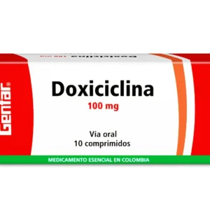 DOXICICLINA 100 MG - CAJA x 10 COMP