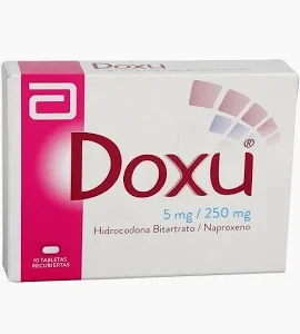 DOXU 5 MG/250 MG - CAJA x 10 TAB