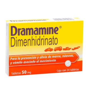 DRAMAMINE 50 MG - CAJA x 24 TAB