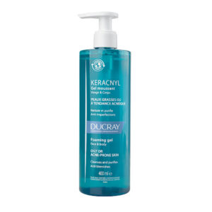 DUCRAY KERACNYL GEL TOP. LIMPIADOR CARA Y CUERPO - FCO x 400 ML