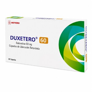DUXETERO 60 MG - CAJA x 30 CAPS DE LIB. RETARDADA