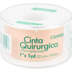CINTA MICROPOROSA PIEL ALFASAFE 1/2 x 5 YD (1.25 CM x 450 CM) - CARRETE x UNID