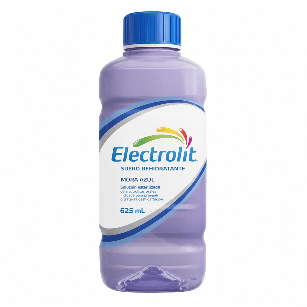 ELECTROLIT SUERO REHIDRATANTE SLN ORAL - FCO x 625 ML SABOR MORA AZUL