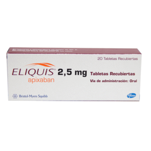 ELIQUIS 2.5 MG - CAJA x 20 TAB REC.