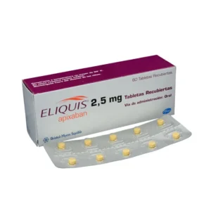 ELIQUIS 2.5 MG - CAJA x 60 TAB REC.