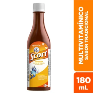 EMULSION SCOTT SUSP. ORAL - FCO x 180 ML TRADICIONAL