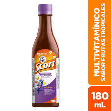 EMULSION SCOTT SUSP. ORAL - FCO x 180 ML TROPICAL