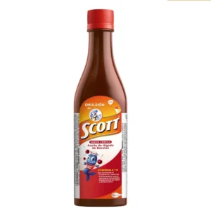 EMULSION SCOTT SUSP. ORAL - FCO x 360 ML CEREZA