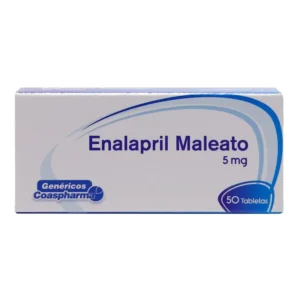 ENALAPRIL MALEATO 5 MG - CAJA x 50 TAB