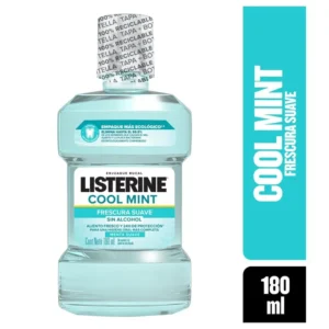 ENJUAGUE BUCAL LISTERINE COOL MINT ZERO ALCOHOL - FCO x 180 ML