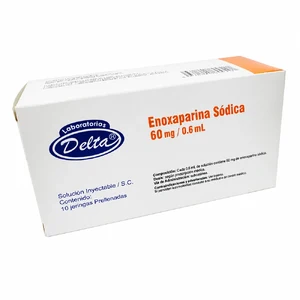 ENOXAPARINA SODICA 60 MG/0.6ML SLN INY - CAJA x 10 JERINGAS PRELLE x 0.6 ML C/U