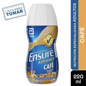 ENSURE ADVANCE LIQUIDO - BOTELLA x 220 ML SABOR CAFÉ