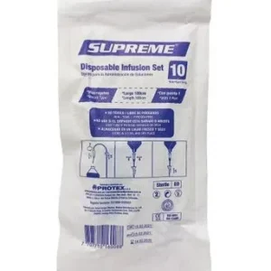 EQUIPO VENOCLISIS DE MACROGOTEO - SUPREME - BLISTER AZUL x 1 UND