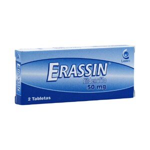 ERASSIN 50 MG - CAJA x 2 TAB