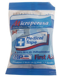 ESPARADRAPO TELA MEDICAL TAPE 1x5 YDAS - CELOFAN x UNID