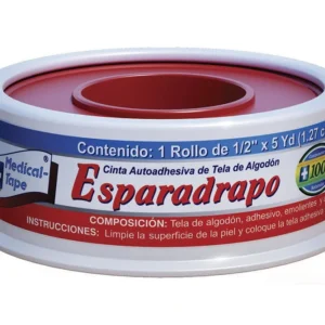ESPARADRAPO TELA MEDICAL TAPE 2 x 5 YDAS - CELOFAN x UNID